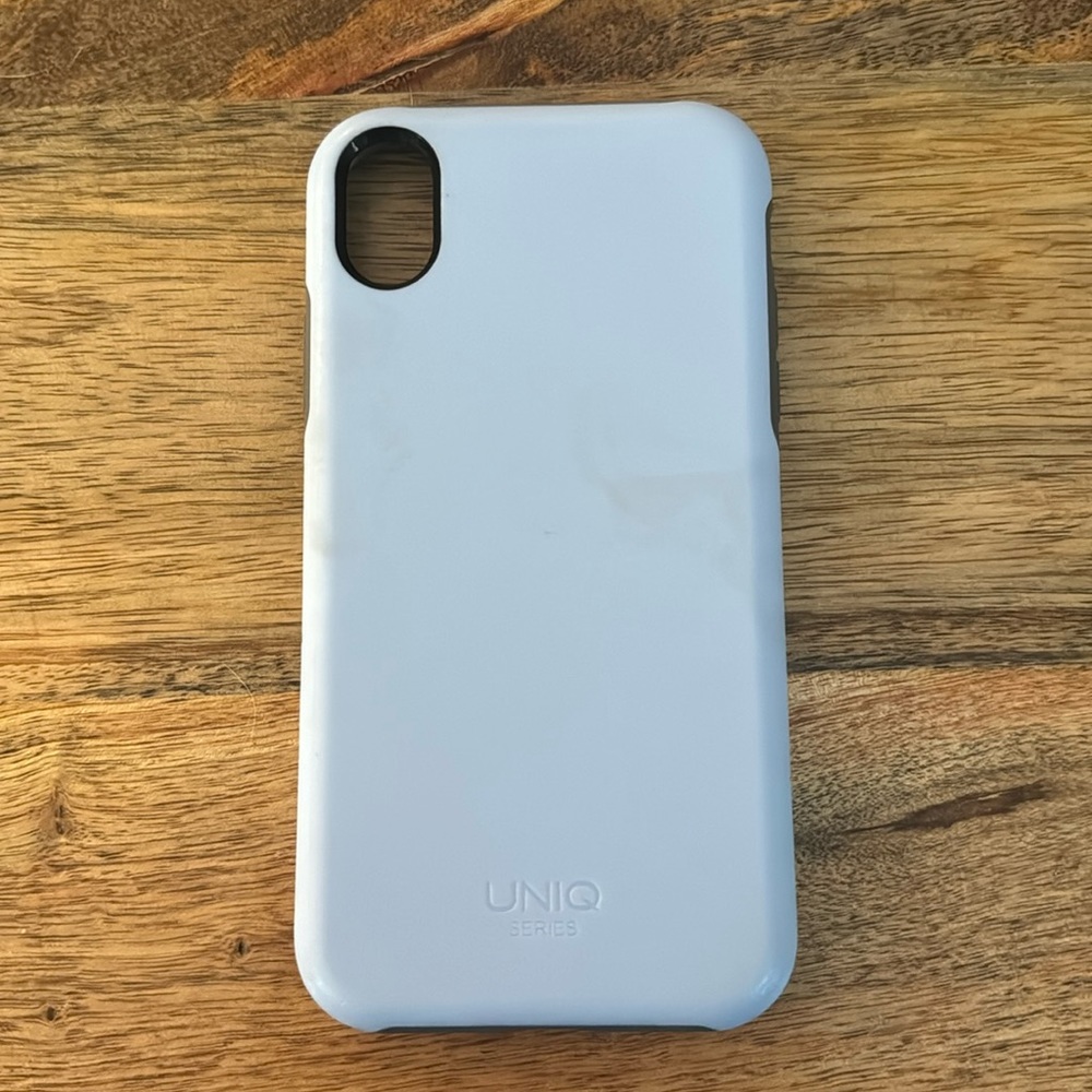 iPhone XR Team Luxury hard case - blue and grey